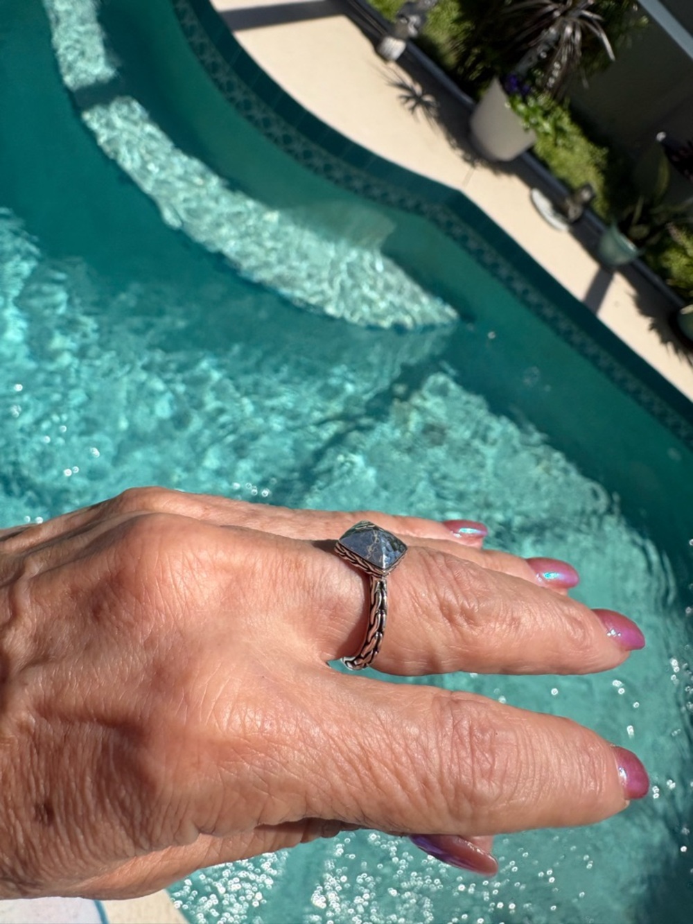 NWT, John Hardy Silver Pyramid Ring!! ๐ฉท๐๐ - Picture 8 of 13